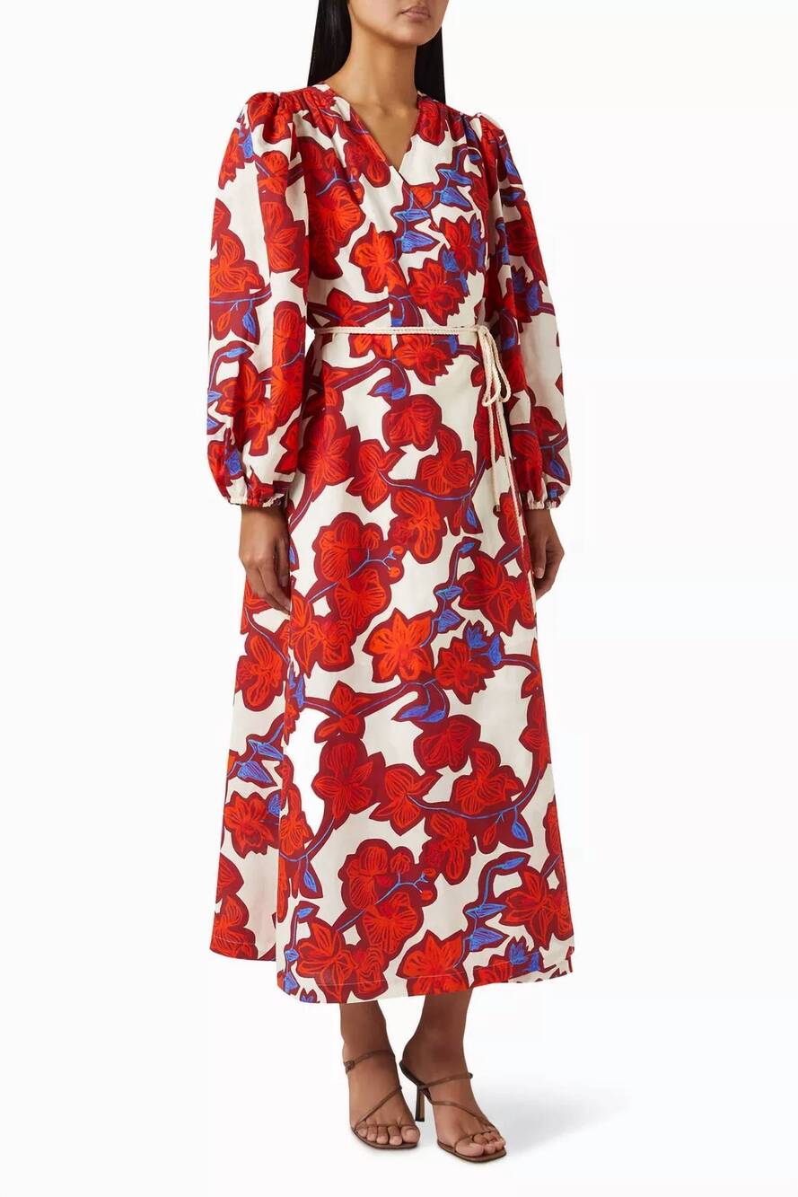NEW MARIE OLIVER everette dress in orchid